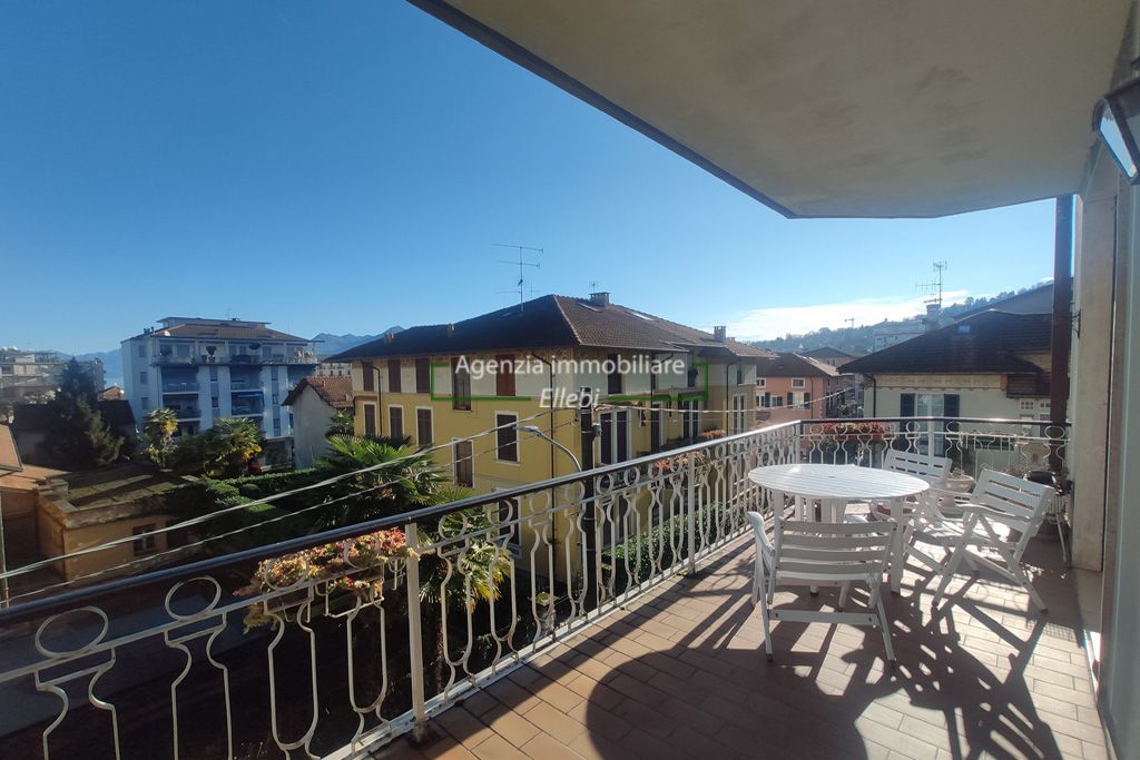 for sale four-room apartment with terrace center of Stresa lake real estate Ellebi